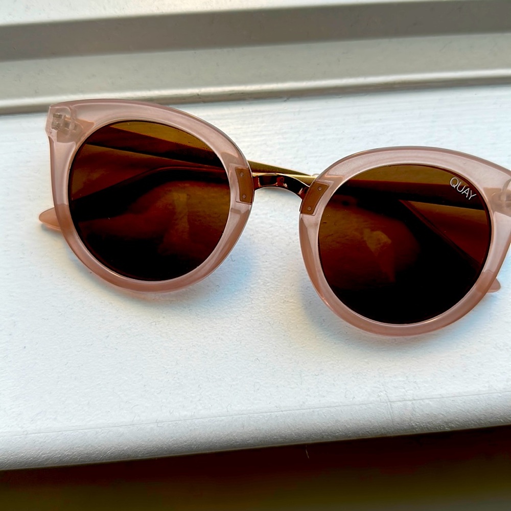 Quay Australia pink sunglasses